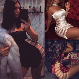 Off Shoulder Bodycon Sequin Dress